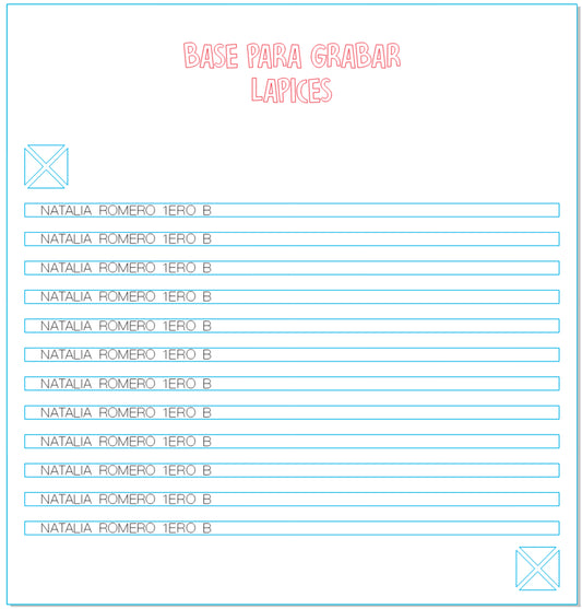 BASE PARA GRABAR LAPICES - ARCHIVO DIGITAL